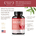 Pure Micronutrients Iron Bisglycinate 25mg for Women - 120 Capsules - image 5