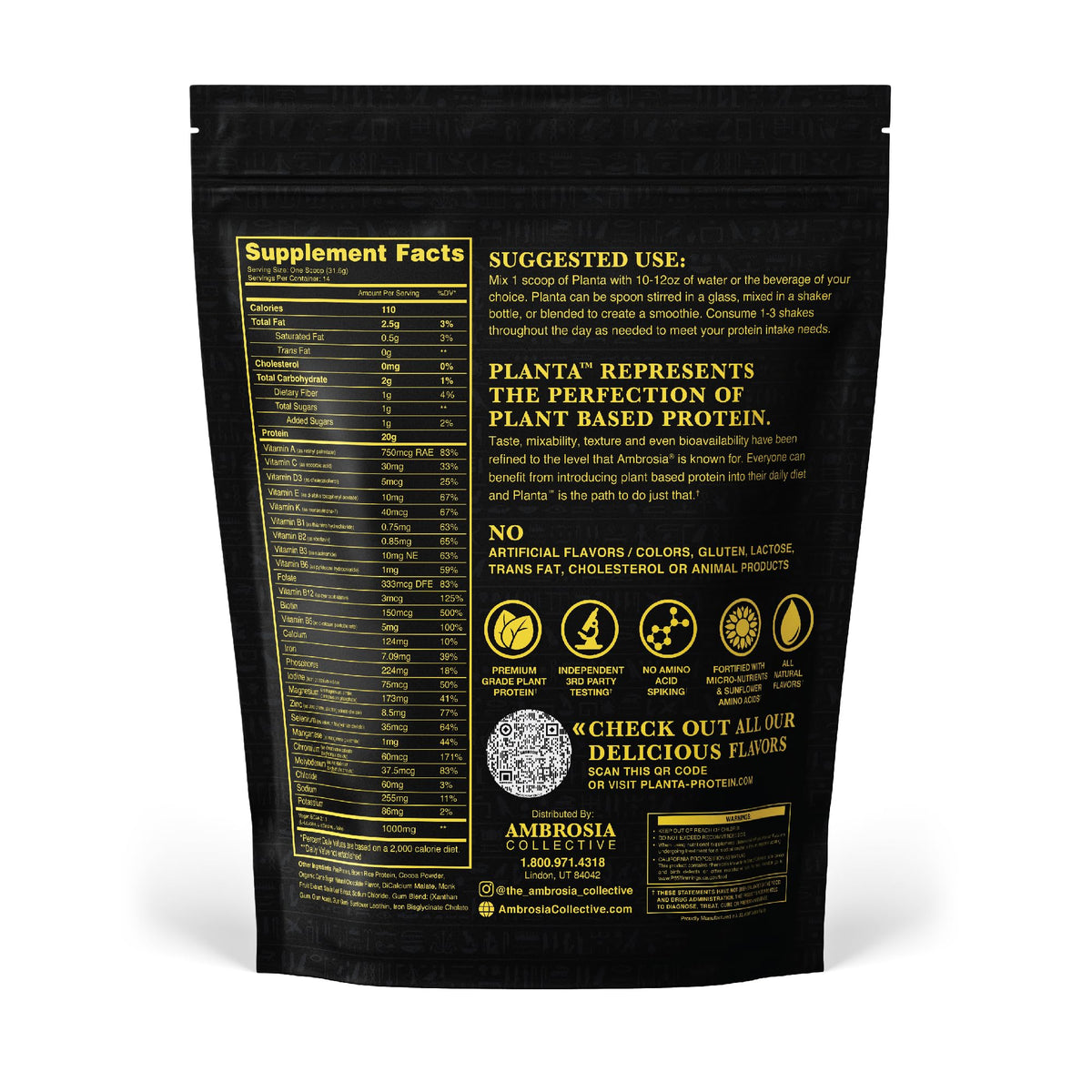 Ambrosia Planta - Premium Plant-Based Protein