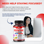 Ultra Herbs Dopamine Support 14-in-1 with Ashwagandha - 90 Capsules - image 2