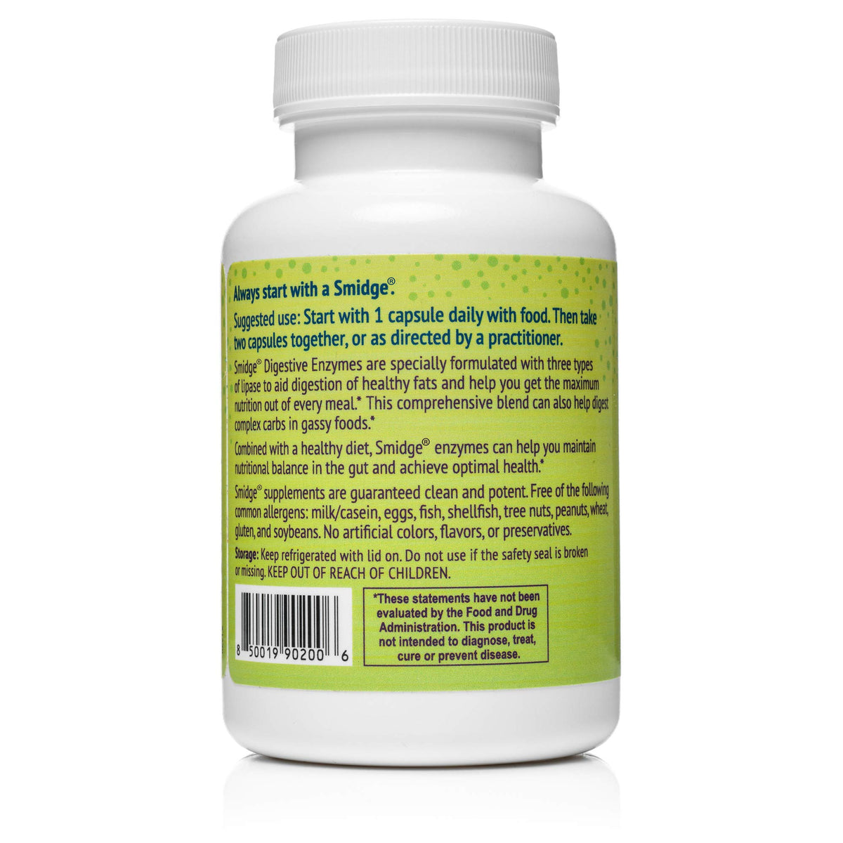 Smidge Digestive Enzymes Comfy Digestion - 120 Capsules - image 2