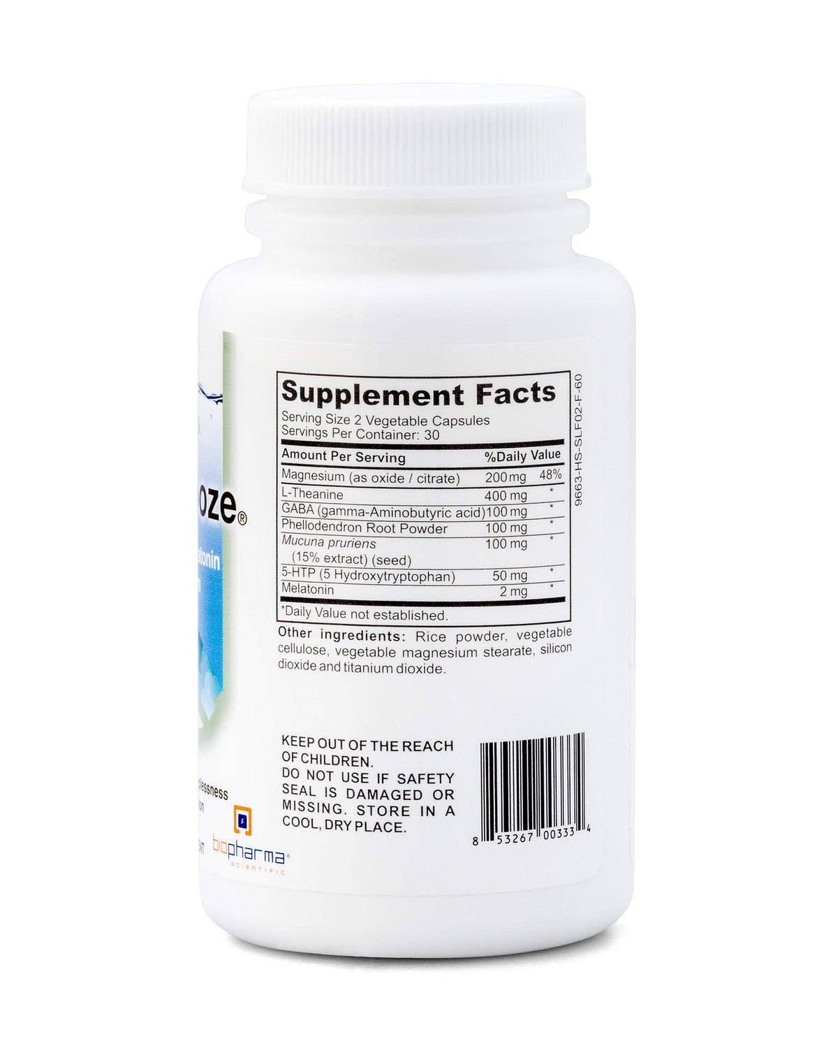 Biopharma Scientific NanoSnooze Sleep Aid Capsules - 60 Count - image 3