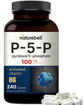 NatureBell P5P Vitamin B6 100mg Brain & Memory Support - 240 Capsules