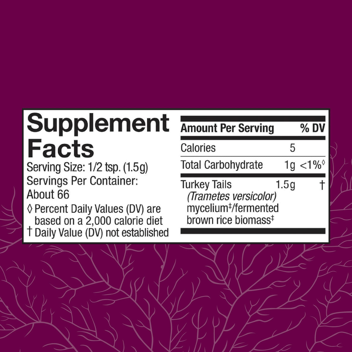 Host Defense Turkey Tail Mushroom Powder Digestive & Immune - 3.5 oz - image 2