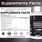 Heroot Organic Turmeric with Black Pepper & Moringa 1000 mg - 60 Capsules - image 6