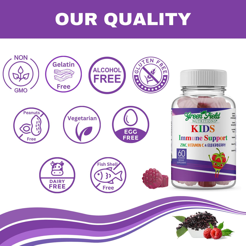 Greenfield Nutritions Elderberry Immune Support Gummies - 60 Gummies - image 7