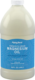 Piping Rock Pure Magnesium Oil Therapeutic Grade - 64 Fl Oz