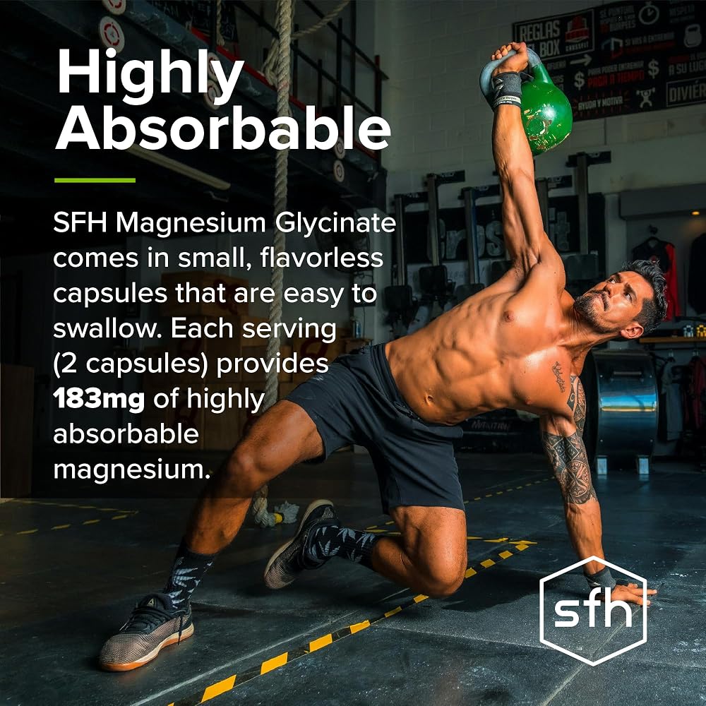 SFH Magnesium Glycinate 183mg Sleep Support - 90 Capsules - image 3