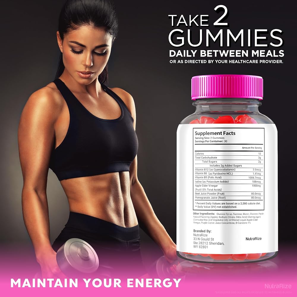 NutraRize Pure Luxe Keto ACV Gummies Apple Cider Vinegar - 180 Gummies - image 6