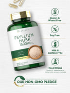 Carlyle Psyllium Husk Capsules 1600mg - 200 Count - image 5