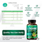 GriMed L-Theanine 1485 mg with Apigenin, GABA & Ashwagandha - 150 Capsules - image 8