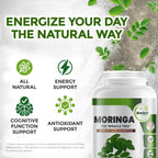 GreeNatr Pure Moringa Oleifera Green Superfood Capsules - 60 Capsules - image 3