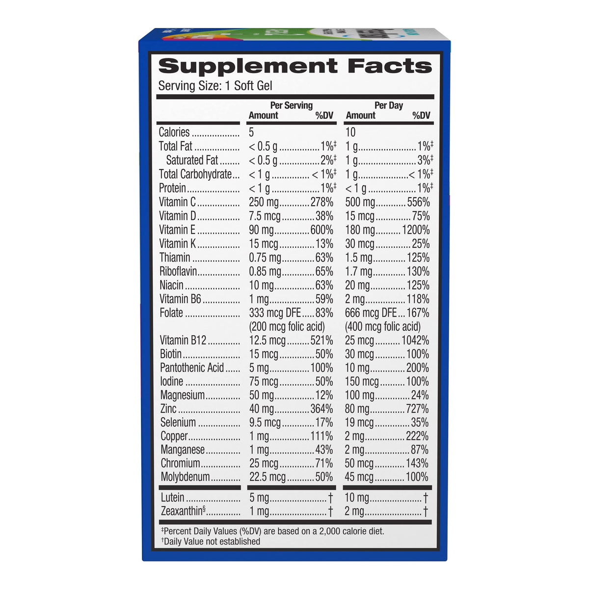 PreserVision AREDS 2 + Multivitamin Eye Vitamins - 100 Softgels - image 2