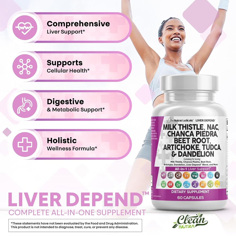 Clean Nutraceuticals Liver Defend Milk Thistle NAC Supplement - 120 Capsules - image 5