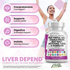 Clean Nutraceuticals Liver Defend Milk Thistle NAC Supplement - 120 Capsules - image 5