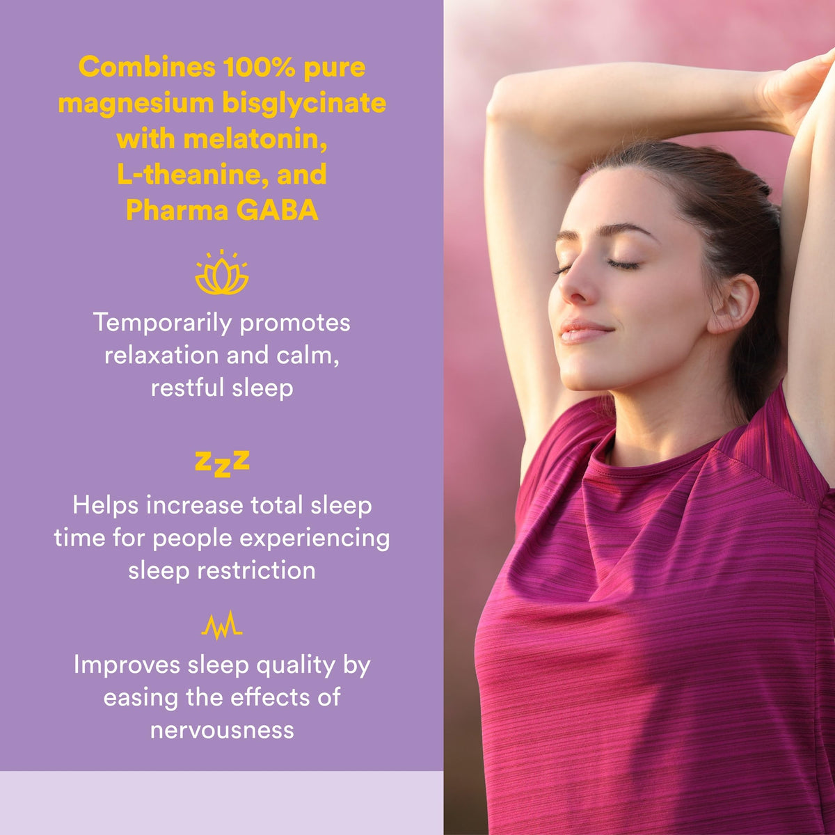Natural Factors Magnesium Glycinate Powder for Sleep Support - 4.23 oz - image 2