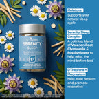 Eu Natural Serenity Sleep Aid for Adults - 60 Vegetarian Capsules - image 4