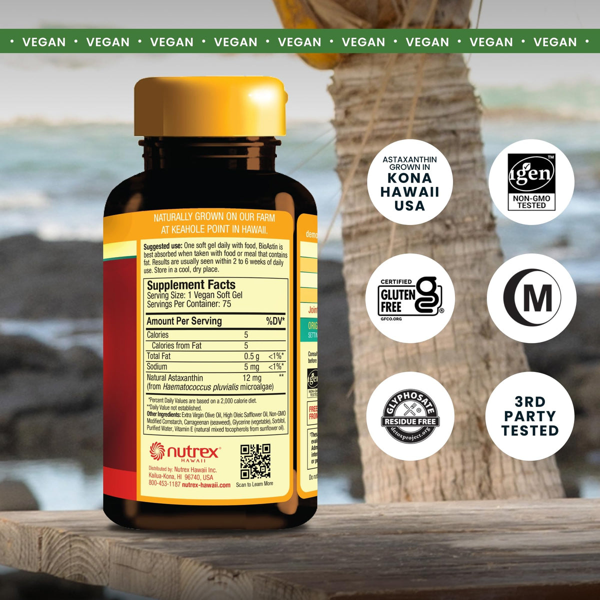 Nutrex Hawaii BioAstin Hawaiian Astaxanthin High Potency