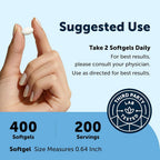Micro Ingredients L-Theanine 200mg with Magnesium Glycinate - 400 Softgels - image 4