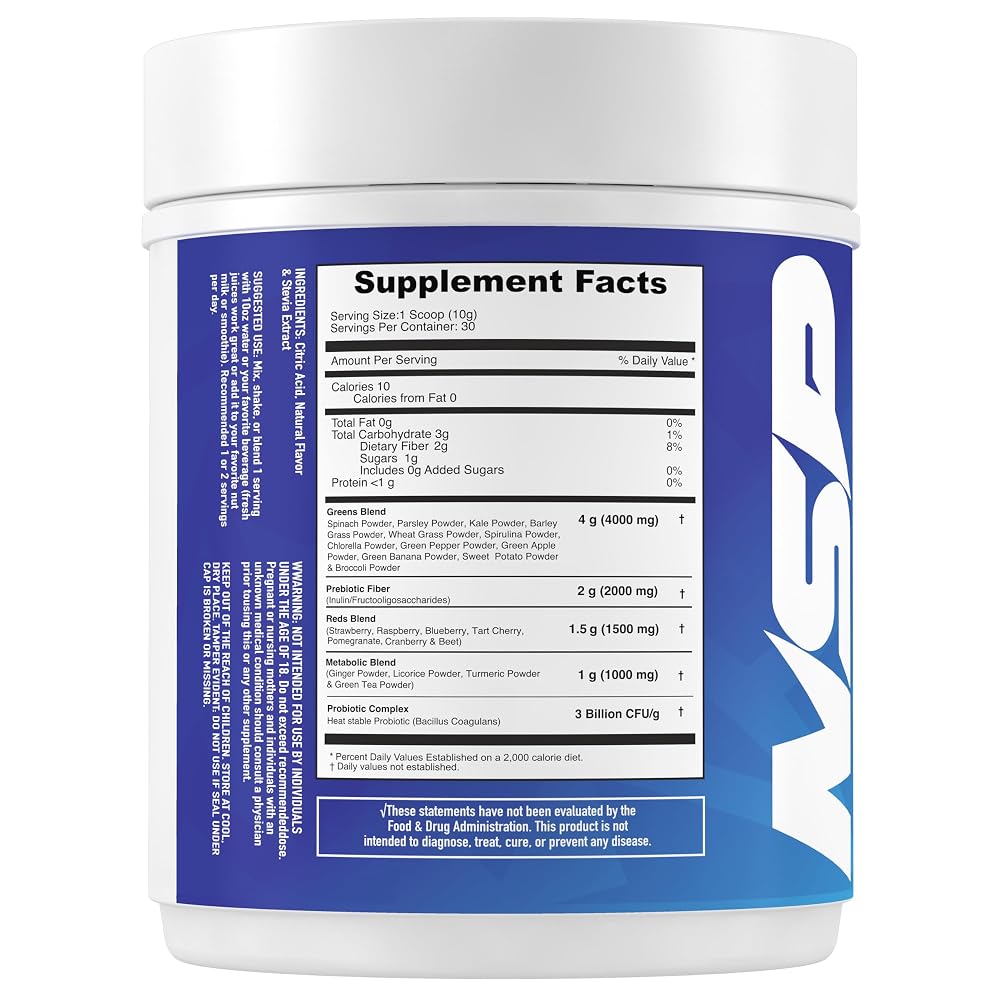 NSP Nutrition Greens & Reds Powder - 30 Servings - image 3