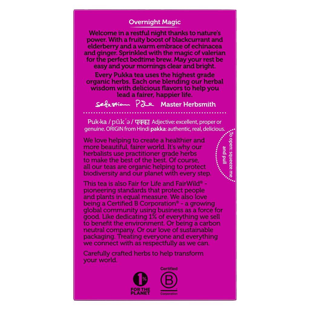 Pukka Organic Night Time Berry Herbal Tea - 60 Tea Bags - image 3