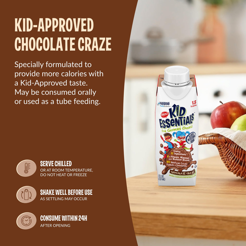 BOOST KID ESSENTIALS 1.5, 8 Fl oz (Pack of 24)