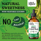 Wild & Organic White Willow Bark Tincture Leg Support - 4 oz - image 6