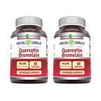 amazing nutrition Quercetin 800 Mg with Bromelain 165 Mg Veggie