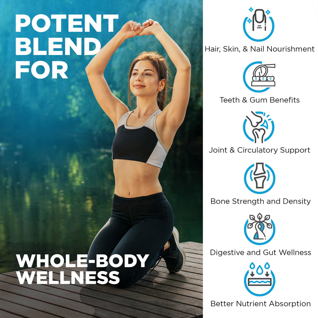 Nutrivein Premium Multi Collagen Capsules 2250mg - 180 Capsules - image 4