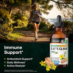 BIO KRAUTER Cat's Claw Tincture for Mobility & Antioxidant Support - 4 Fl Oz - image 2