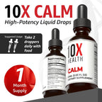 10X Health Calm Drops L-Theanine & GABA - 2.03 Fl Oz - image 5