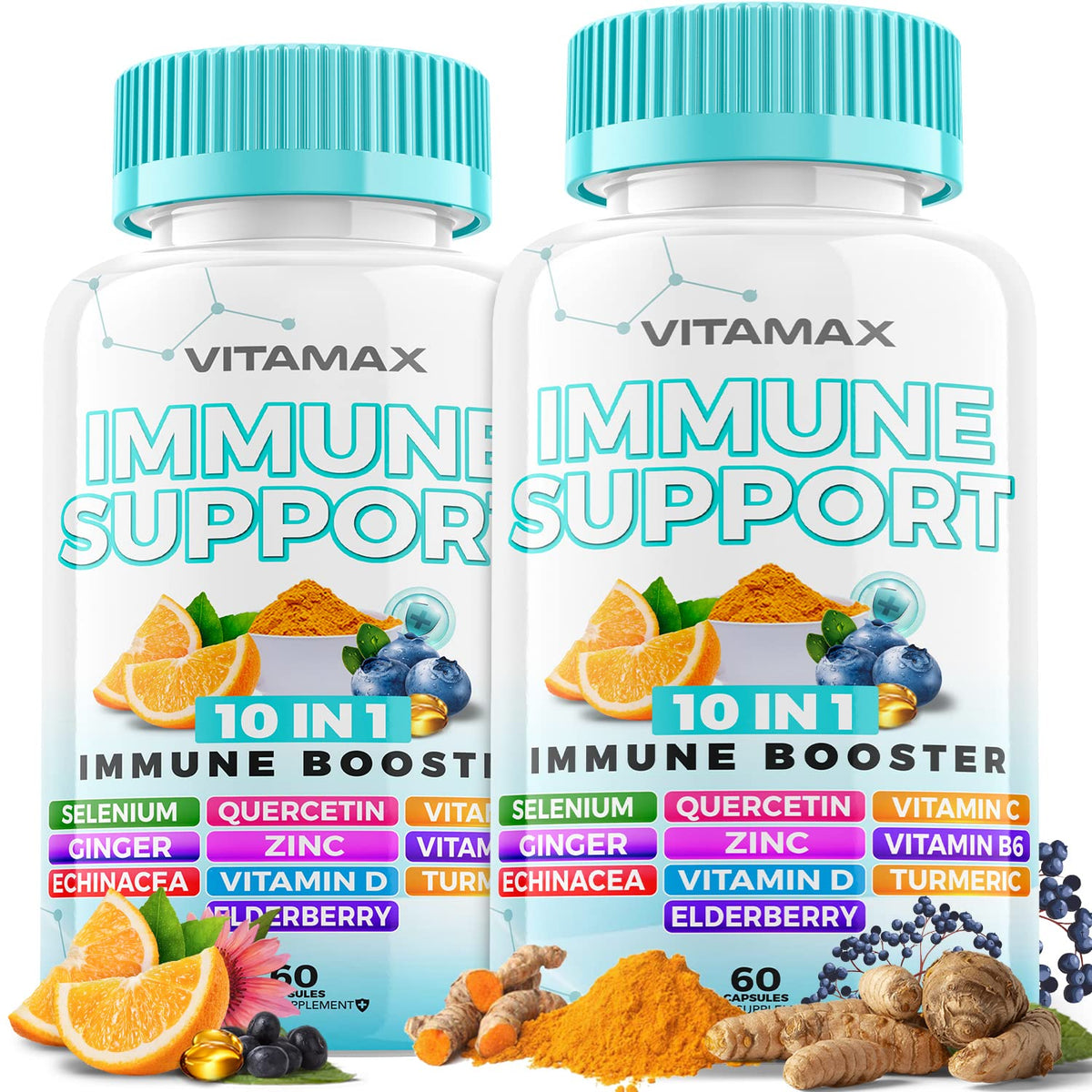 Vitamax 10-in-1 Immune Defense with Elderberry & Zinc