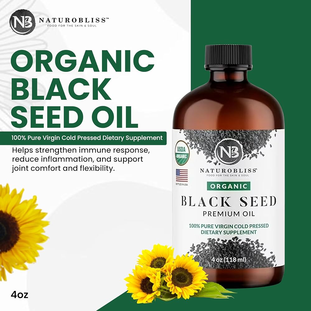 NaturoBliss Organic Black Seed Oi
