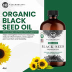 NaturoBliss Organic Black Seed Oi