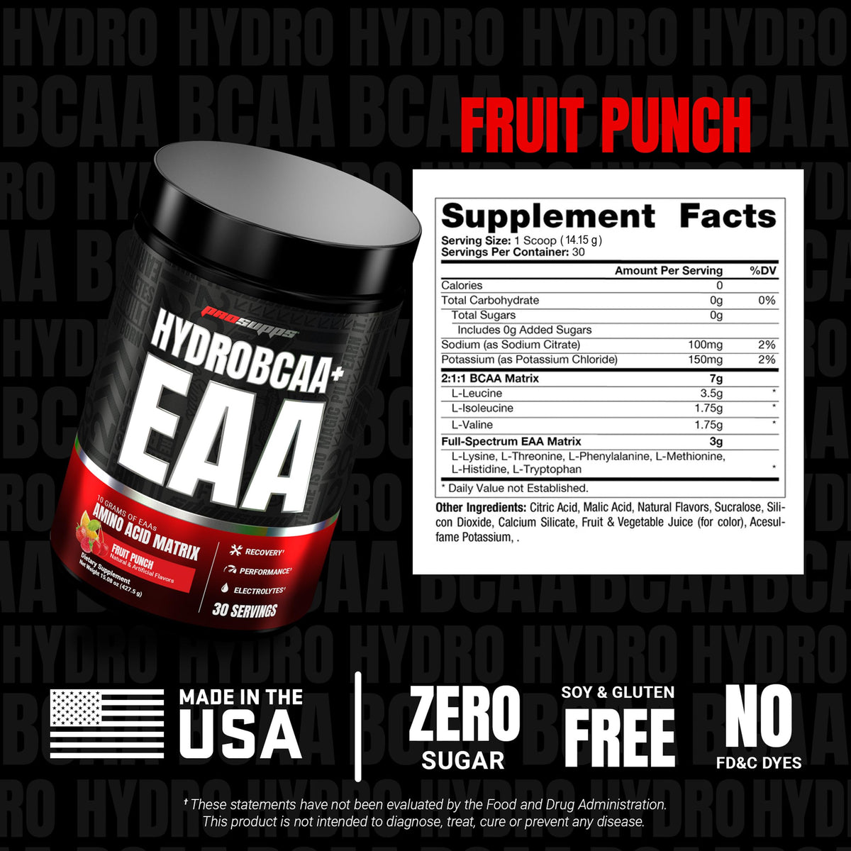ProSupps HydroBCAA Essential Amino Acids Powder