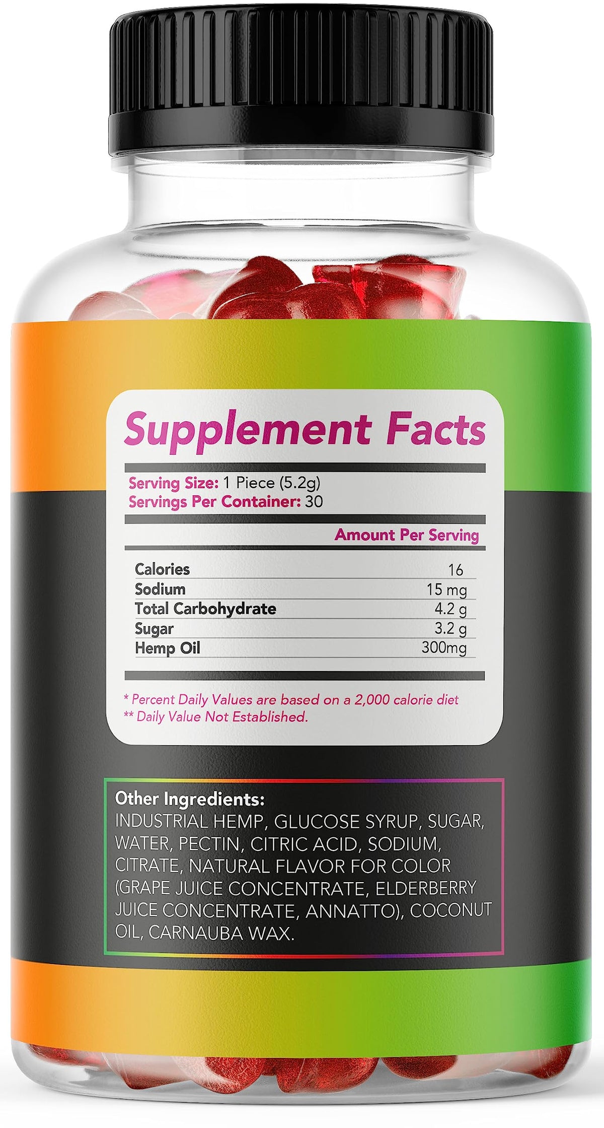 feelgo Pure Hemp Gummies 300 MG - 60 Count (Pack of 2) - image 7