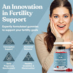 Eu Natural Conception for Her Fertility Gummies with Myo-Inositol - 75 Gummies - image 2