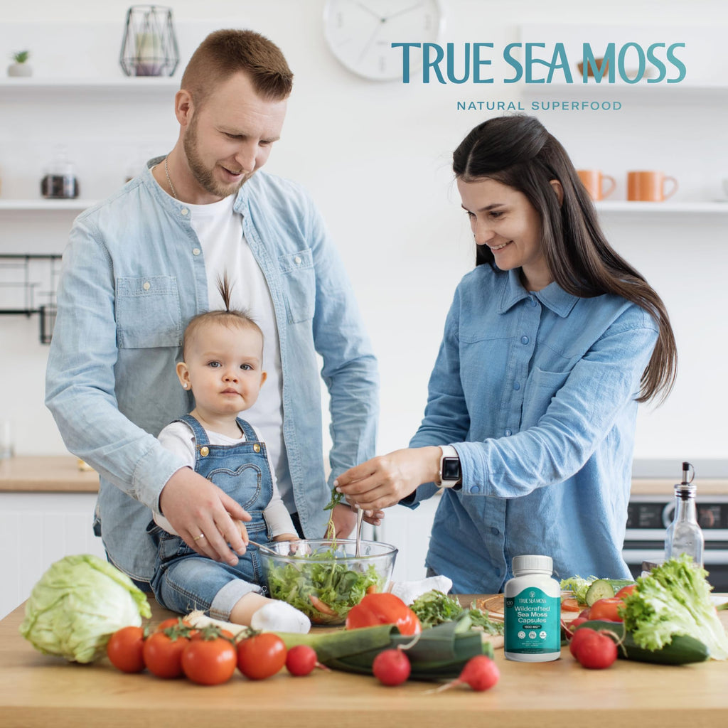 TrueSeaMoss Irish Sea Moss Capsules 1600 mg - 120 Capsules - image 7