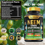 Tenmido Neem Leaf 8-in-1 Supplement Immune Health Support - 150 Capsules - image 2