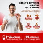 Ultra Herbs Horny Goat Weed Tongkat Ali Maca Root - 90 Capsules - image 6