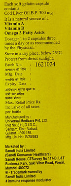 SeaCod Liver Oil - 110 Capsules - image 2