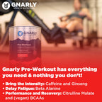 Gnarly Nutrition Strawberry Lemonade Pre-Workout Powder with Caffeine - 14.82 oz - image 4
