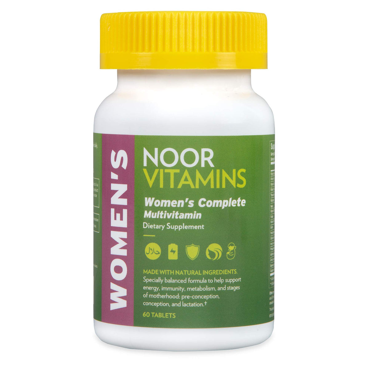 Noor Vitamins Women's Multivitamin & Mineral Once Daily - 60 Capsules