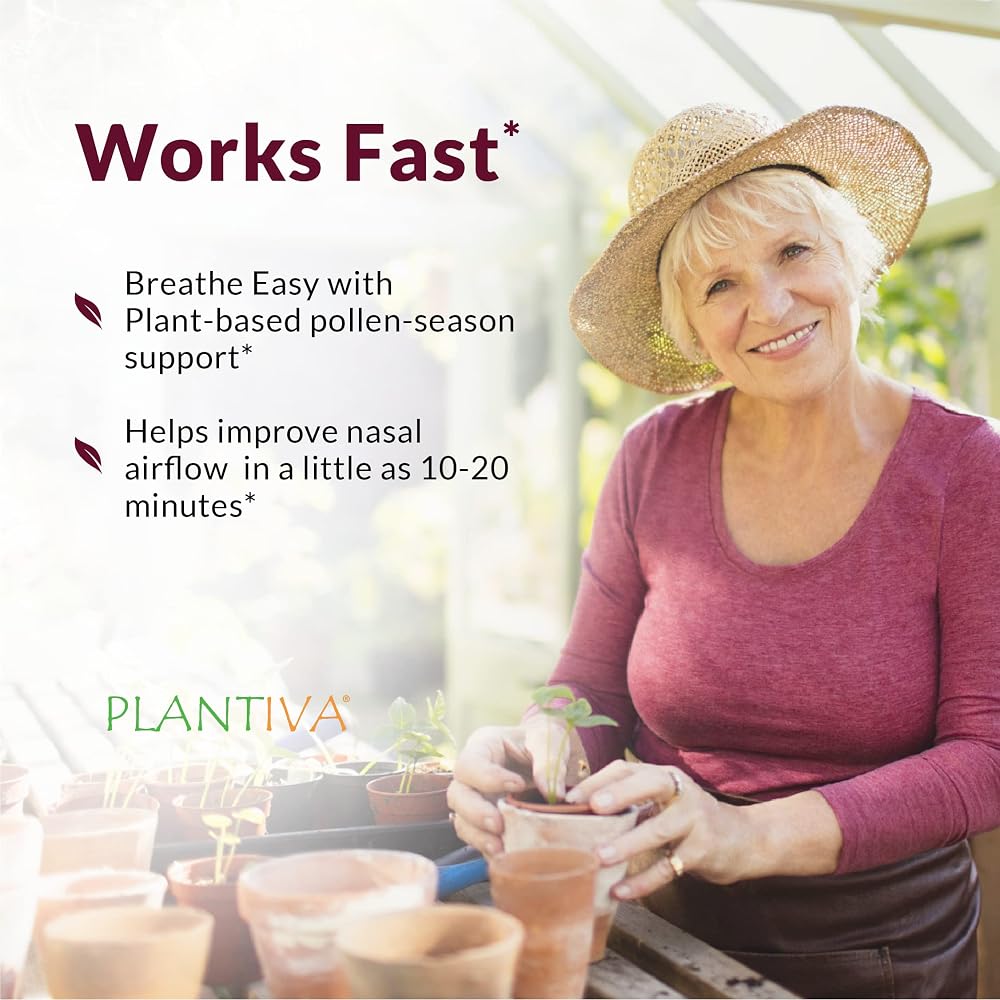 Plantiva AllerDx Natural Herbal Seasonal Support - 60 Capsules - image 2