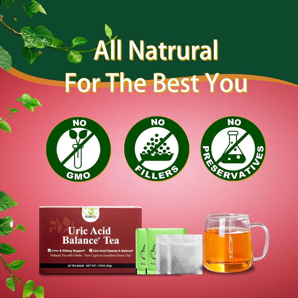 AuKrLr Uric Acid Balance Herbal Tea - 20 Teabags - image 6