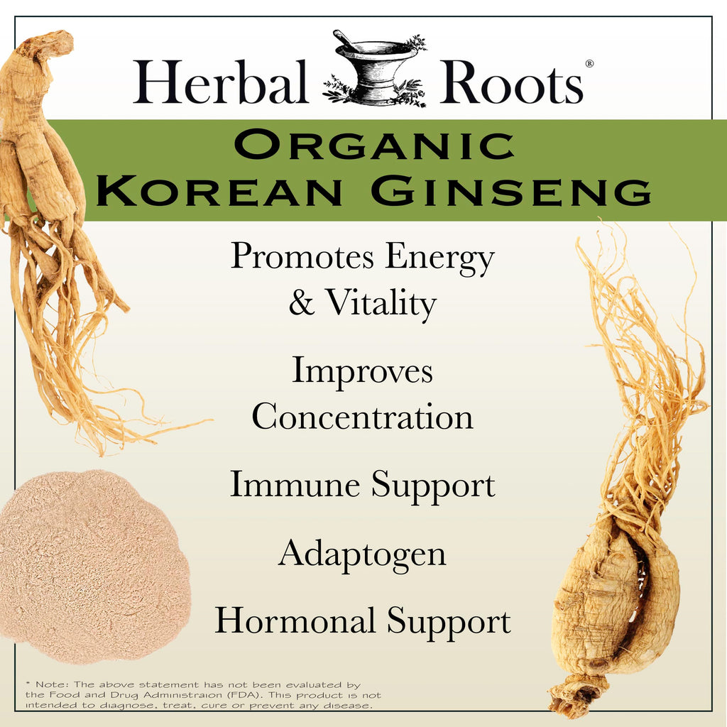 Herbal Roots Panax Ginseng Organic Korean Ginseng Root Powder - image 3