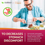 Healblend Digest + Postbiotics Multi-Enzyme Supplement - 60 Vegetarian Capsules - image 2
