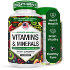 AAMATEC LIFE Daily Multivitamin with Zinc & Fruit/Veggie Blend - 60 Capsules