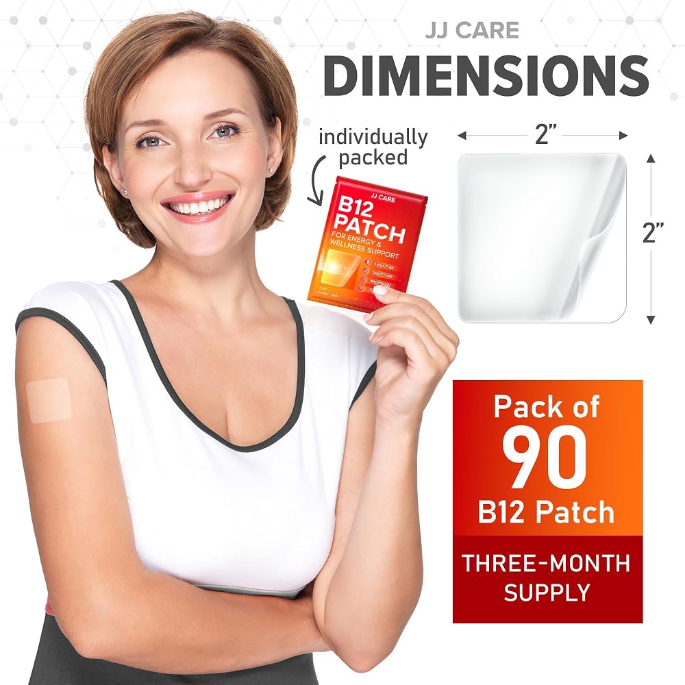 JJ CARE B12 Patch Energy Support - 90 Patches - image 6