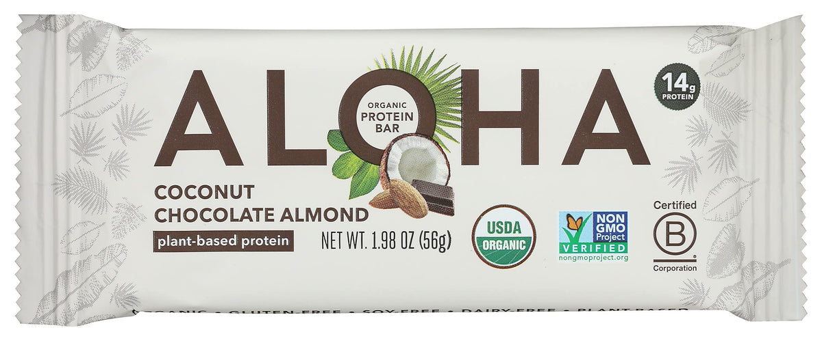 ALOHA Coconut Chocolate Almond Protein Bar - 12 Pack