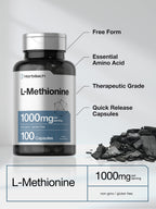 Horbäach L-Methionine 1000mg - 100 Capsules - image 3